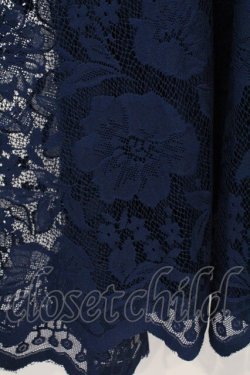 画像2: axes femme / レースサーキュラースカート M ブルー O-26-03-29-016-AX-SK-YM-OS