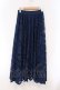 画像3: axes femme / レースサーキュラースカート M ブルー O-26-03-29-016-AX-SK-YM-OS (3)