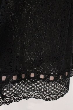 画像2: axes femme / UVカットレース切替カーデ F クロ O-26-03-29-018-AX-TO-YM-OS