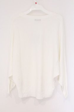 画像3: axes femme / ドルマンニットトップス F シロ O-26-03-29-002-AX-TO-YM-OS