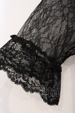 画像2: axes femme / 総レースガウンカーディガン F クロ O-26-03-29-023-AX-TO-YM-OS (2)