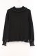 画像1: axes femme / タートルラメニットプルオーバー M クロ O-26-03-29-025-AX-TO-YM-OS (1)