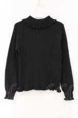 画像3: axes femme / タートルラメニットプルオーバー M クロ O-26-03-29-025-AX-TO-YM-ZT122 (3)