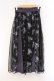 画像3: axes femme / 紫陽花プリントレーススカート F ブラックｘパープル O-26-03-29-026-AX-SK-YM-OS (3)