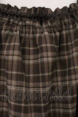 画像2: axes femme / チェック柄キャミワンピース F ブラウン O-26-03-29-027-AX-OP-YM-OS