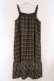画像3: axes femme / チェック柄キャミワンピース F ブラウン O-26-03-29-027-AX-OP-YM-OS (3)