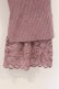 画像2: axes femme / レース配色カットソー M ピンクベージュ O-26-03-29-032-AX-TO-YM-OS (2)