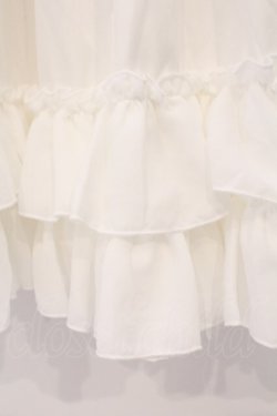 画像2: axes femme kawaii / ミディフリルペチスカート M シロ O-26-03-31-031-AX-SK-OW-OS