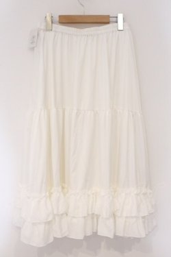 画像3: axes femme kawaii / ミディフリルペチスカート M シロ O-26-03-31-031-AX-SK-OW-OS