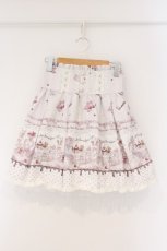 画像1: LIZ LISA / Whip Bear Home Cafe柄スカパン 0 ピンク O-26-03-31-032-LO-SK-OW-OS (1)