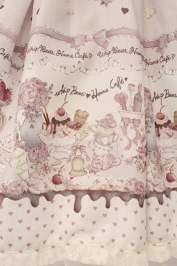 画像3: LIZ LISA / Whip Bear Home Cafe柄スカパン 0 ピンク O-26-03-31-032-LO-SK-OW-OS