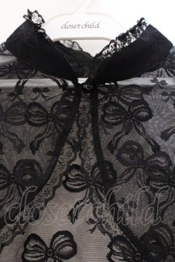 画像2: DearMyLove / レースショートブラウス L クロ O-26-03-31-004-EL-TO-IG-OS