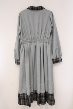 画像4: axes femme / バイカラーチェックワンピース  ミント O-26-03-31-033-AX-OP-IG-OS