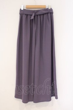 画像3: axes femme / リリー刺繍タック入ワイドパンツ  パープル O-26-03-31-034-AX-PA-IG-OS