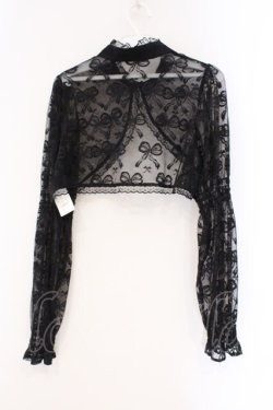 画像3: DearMyLove / レースショートブラウス L クロ O-26-03-31-004-EL-TO-IG-OS