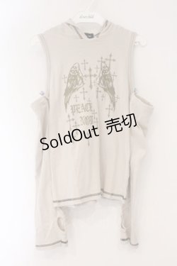 画像1: PEACE NOW / アームカバー付きノースリーブカットソー M ベージュ O-26-03-31-038-PU-TO-OW-OS