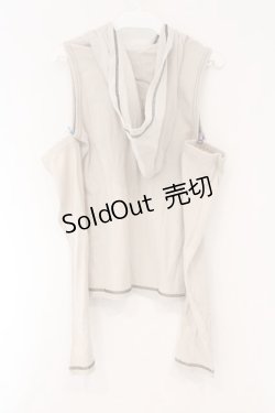 画像4: PEACE NOW / アームカバー付きノースリーブカットソー M ベージュ O-26-03-31-038-PU-TO-OW-OS