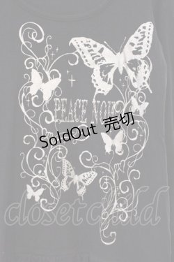 画像2: PEACE NOW / バタフライラメプリントカットワンピース M ブラック O-26-03-31-039-PU-OP-OW-OS