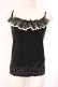 画像1: BPN / レース配色キャミソール M ブラック×ホワイト O-26-03-31-041-GO-TO-OW-OS (1)