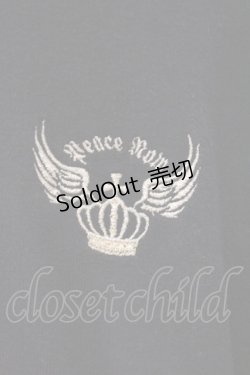 画像2: PEACE NOW / ウイングクラウン刺繍ZIPパーカー M ブラック O-26-03-31-042-PU-TO-OW-OS