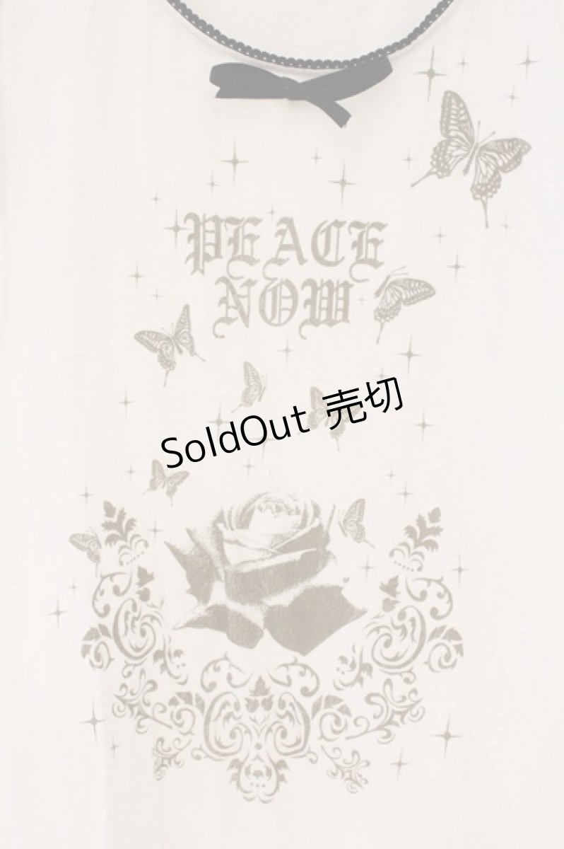 画像2: PEACE NOW / ローズプリントタンクトップ M オフホワイト O-26-03-31-043-PU-TO-OW-OS (2)