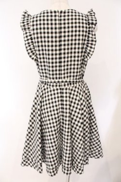 画像3: An MILLE / チェックジャンパースカート M クロ O-26-03-31-048-EL-OP-OW-OS