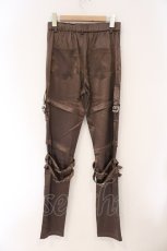 画像3: NieR Clothing / サテンベルテッドパンツ F ブラウン O-26-03-31-050-PU-PA-OW-ZT034 (3)