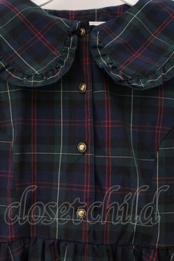 画像2: m petit by misako / TT*AOKチェックワンピース M グリーン O-26-03-31-053-LO-OP-IG-OS