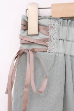 画像2: axes femme / 裾レースイレヘムスカート F グリーン O-26-03-31-054-AX-SK-OW-OS