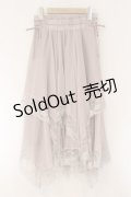 axes femme / 裾レースイレヘムスカート F ピンク O-26-03-31-055-AX-SK-OW-OS