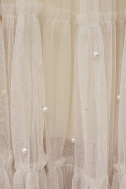 画像2: axes femme / パール配色チュールスカート M キナリ O-26-03-31-057-AX-SK-OW-OS