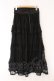 画像1: axes femme / 編上レースティアードスカート F クロ O-26-03-31-058-AX-SK-OW-OS (1)