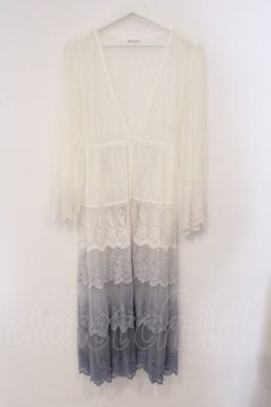 画像1: axes femme / グラデーションレースガウン M ブルーグラデ O-26-03-31-1004-AX-TO-OW-OS