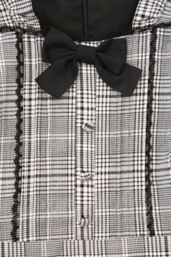 画像2: Honey Cinnamon / 配色リボンペプラムワンピース  シロ×クロ O-26-03-31-1037-LO-OP-IG-OS