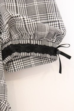 画像3: Honey Cinnamon / 配色リボンペプラムワンピース  シロ×クロ O-26-03-31-1037-LO-OP-IG-OS