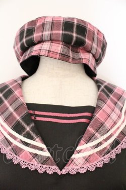 画像2: 伯爵夫人 / チェックセーラーセットアップ L クロ×ピンク O-26-03-31-1042-LO-OP-OW-OS