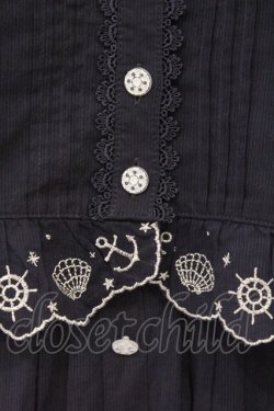 画像2: axes femme / マリン刺繍入りセットアップ M ネイビー O-26-03-31-1043-AX-OP-IG-OS