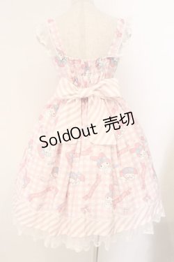 画像4: LOLITA他 / マイメロディジャンパースカート  ピンク×シロ O-26-03-31-1044-LO-OP-IG-OS