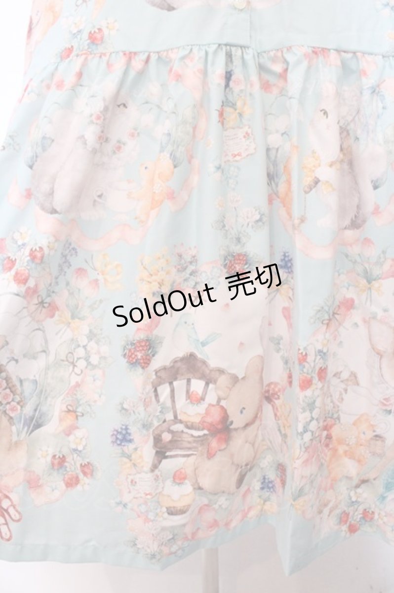 画像3: Royal Princess Alice / Animal Picnic Rendezvous　ワンピース ロング丈 ミント O-26-03-31-1045-LO-OP-IG-OS (3)