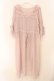 画像3: axes femme / 袖ドロストガウン M ピンク O-26-03-31-1005-AX-TO-OW-OS (3)