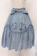 画像4: axes femme kawaii / ヴィンテージシフォンスカート M アオ O-26-03-31-1046-AX-SK-OW-OS (4)