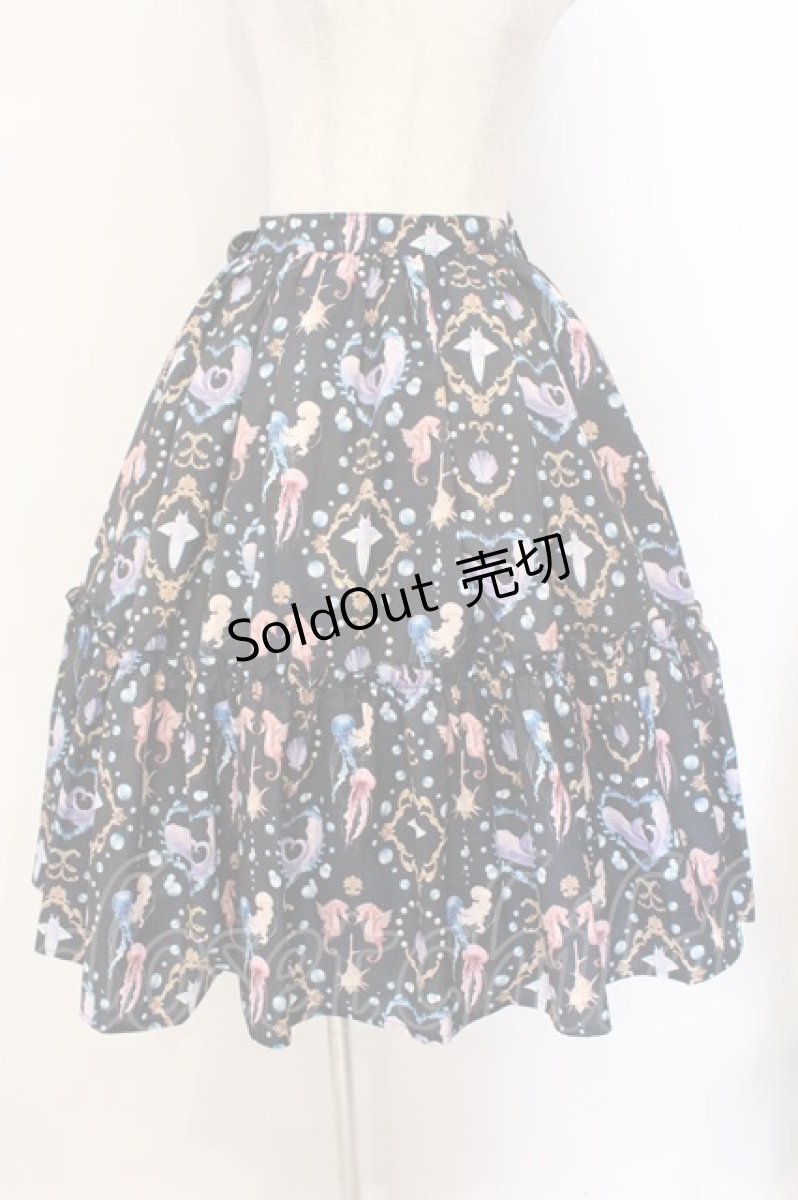 画像1: axes femme kawaii / ファンシーマリンスカート M クロ O-26-03-31-1048-AX-SK-OW-OS (1)