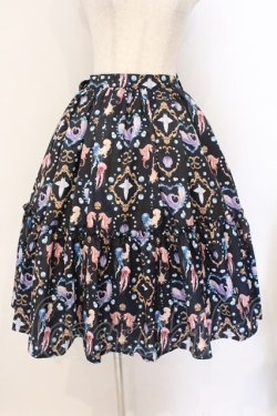 画像1: axes femme kawaii / ファンシーマリンスカート M クロ O-26-03-31-1048-AX-SK-OW-OS