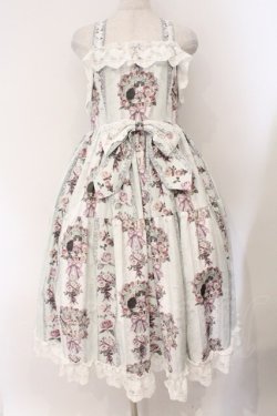 画像1: Royal Princess Alice / Rococo Rose Catジャンパースカート  ミント O-26-03-31-1050-LO-OP-IG-OS