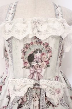画像2: Royal Princess Alice / Rococo Rose Catジャンパースカート  ミント O-26-03-31-1050-LO-OP-IG-OS
