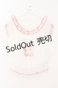 LIZ LISA / チェリー柄チュールトップス F シロ O-26-03-31-1058-LO-TO-OW-OS