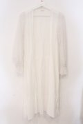 axes femme / チュールスリーブガウン M シロ O-26-03-31-1008-AX-TO-OW-OS