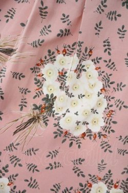 画像2: PINK HOUSE / プリントティアードスカート  ピンク O-26-03-31-1064-LO-SK-YM-OS