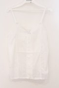 PINK HOUSE / ピンタック使いキャミブラウス  シロ O-26-03-31-1065-LO-TO-OW-OS