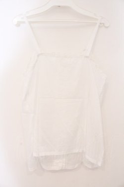 画像4: PINK HOUSE / ピンタック使いキャミブラウス  シロ O-26-03-31-1065-LO-TO-OW-OS